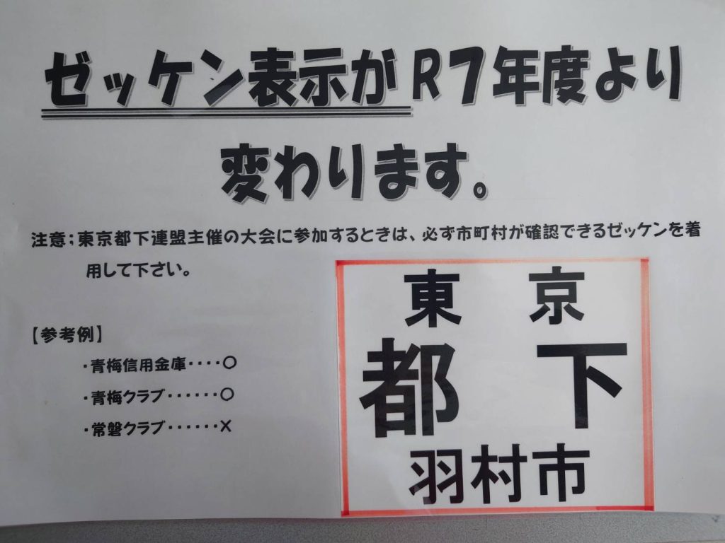 ゼッケン例